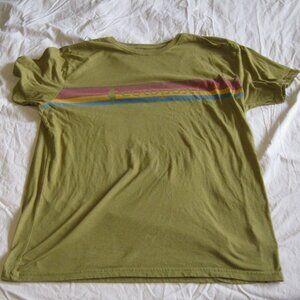 Cotopaxi Logo Crewneck Men's  T-Shirt - Olive Green - Size XL